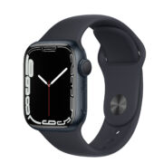 Apple Watch Series 7 GPS 45mm éjfekete alumíniumtok éjfekete sportszíjjal