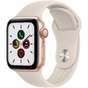 Apple Watch Series 6 GPS + Cellular 40mm rózsaarany alumíniumtok csillagfény sportszíjjal
